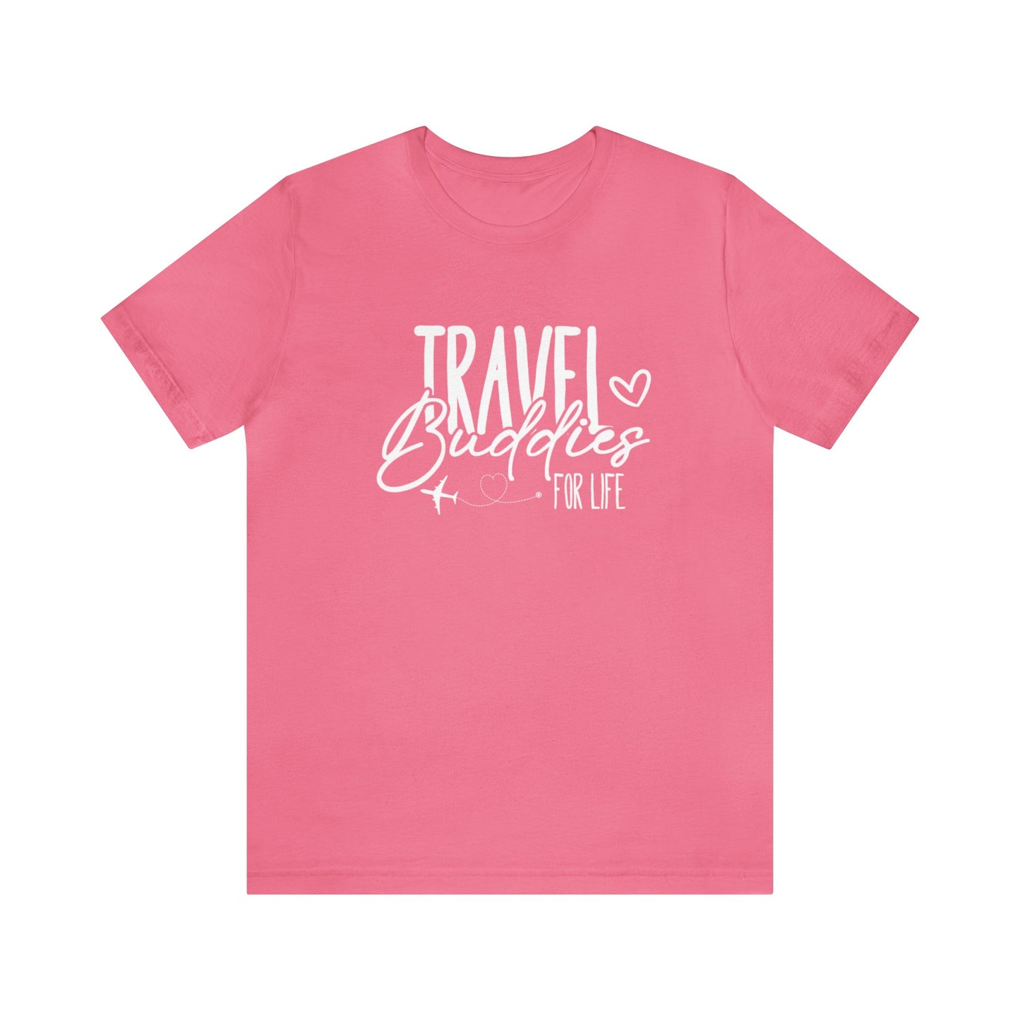 Travel Buddies for Life Hearts Graphic Tee