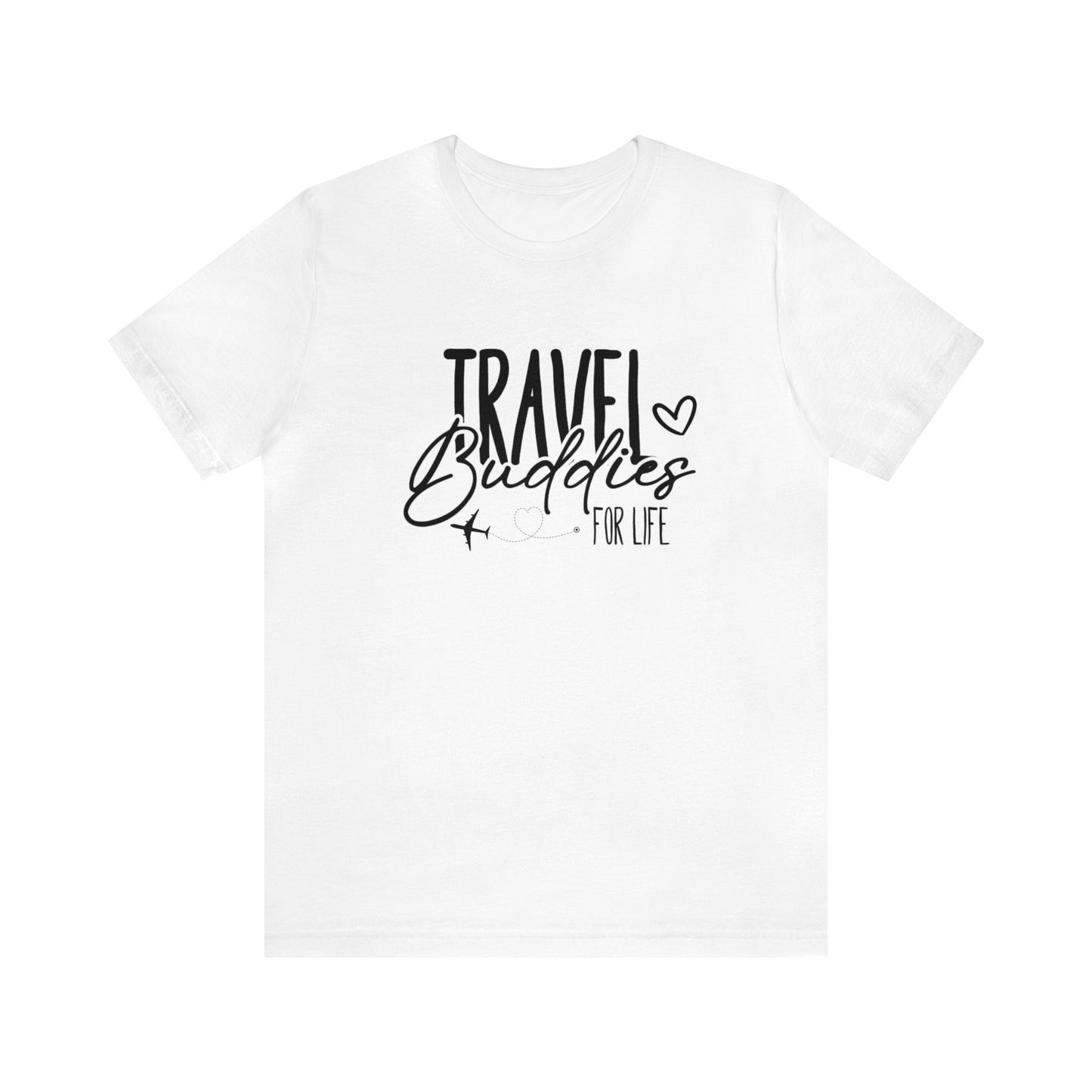 Travel Buddies for Life Hearts Graphic Tee