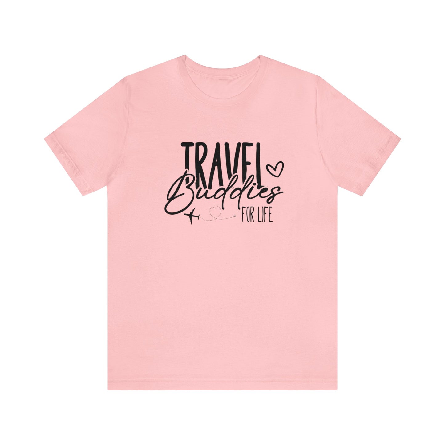 Travel Buddies for Life Hearts Graphic Tee