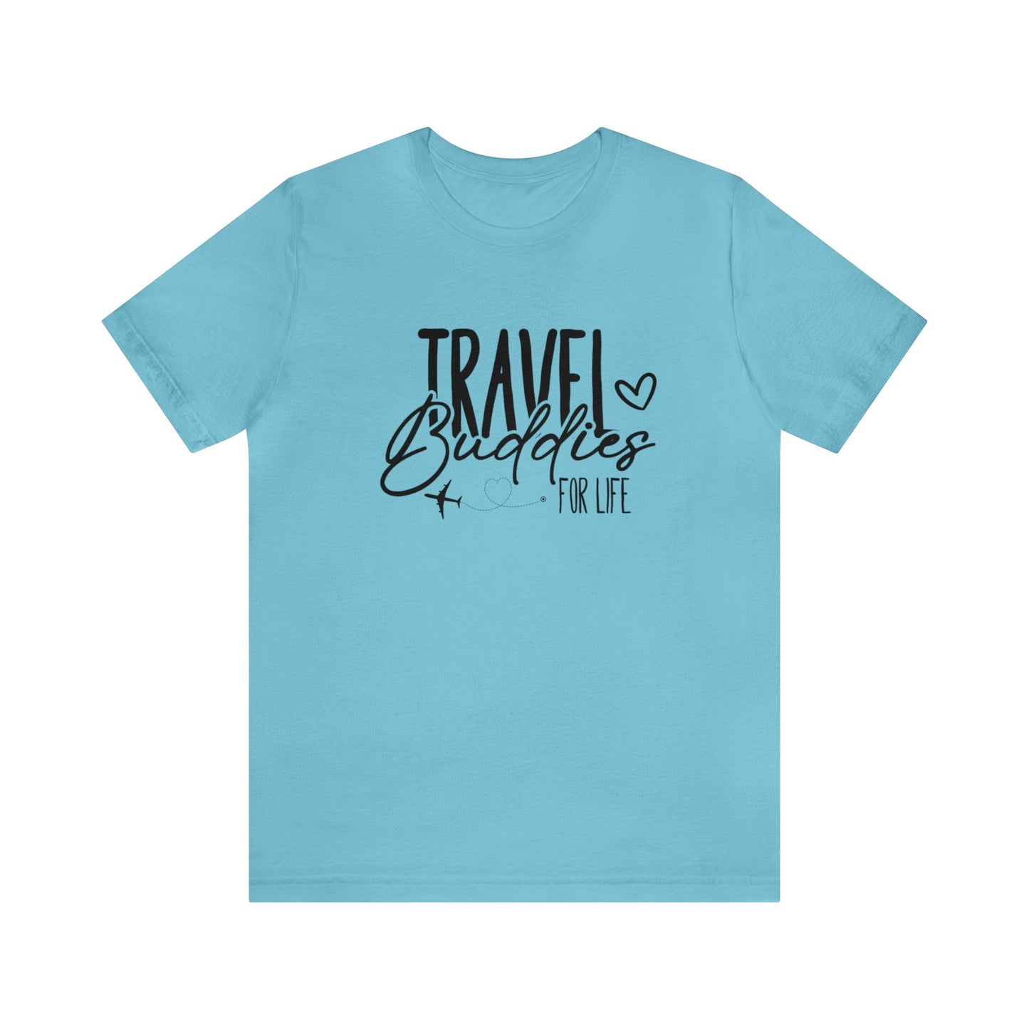 Travel Buddies for Life Hearts Graphic Tee