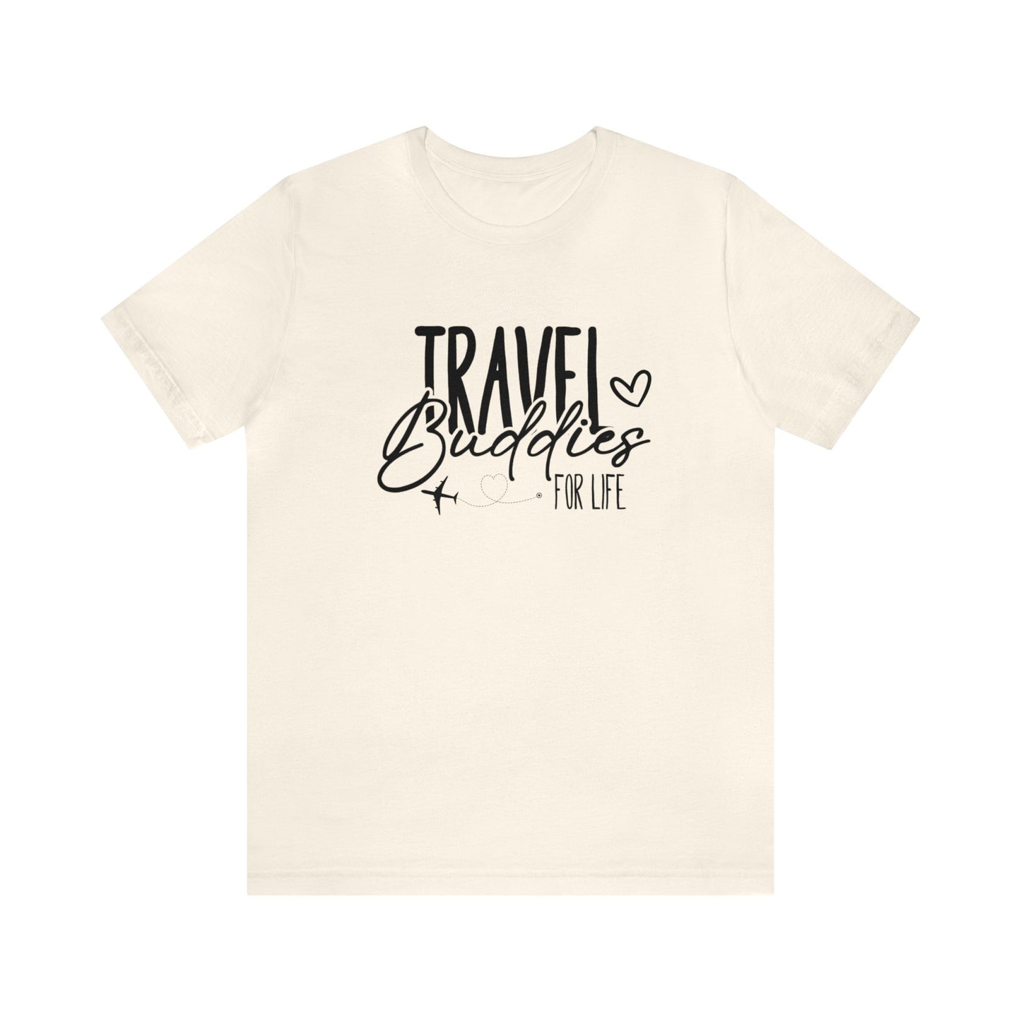 Travel Buddies for Life Hearts Graphic Tee