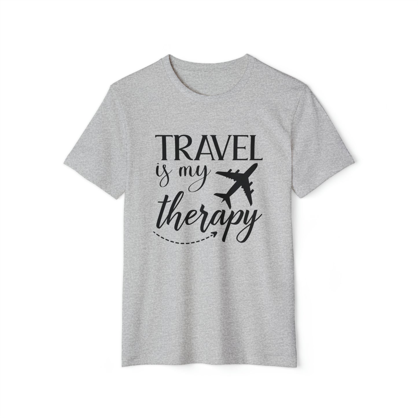 Travel Is My Therapy Recycled Organic T-Shirt