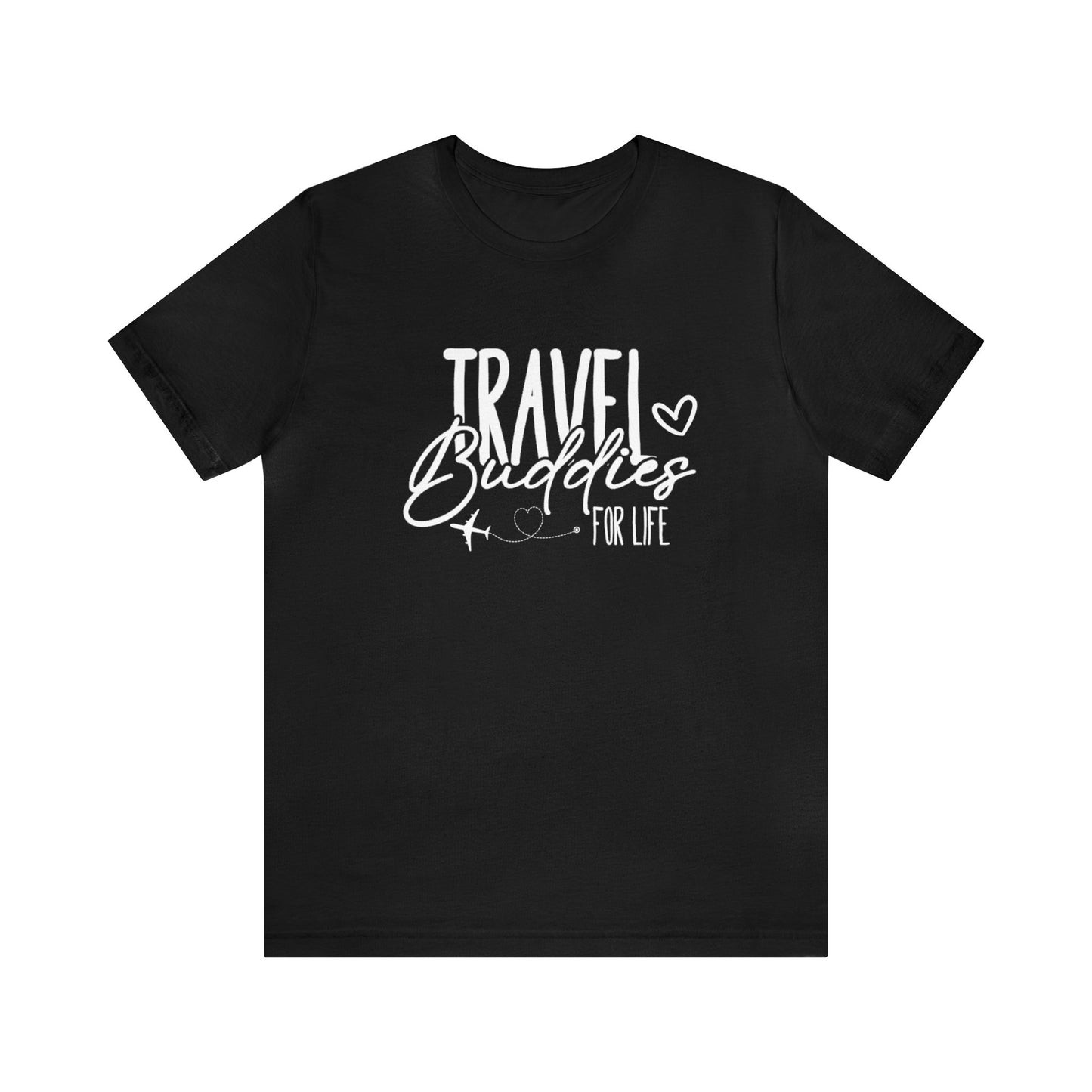 Travel Buddies for Life Hearts Graphic Tee