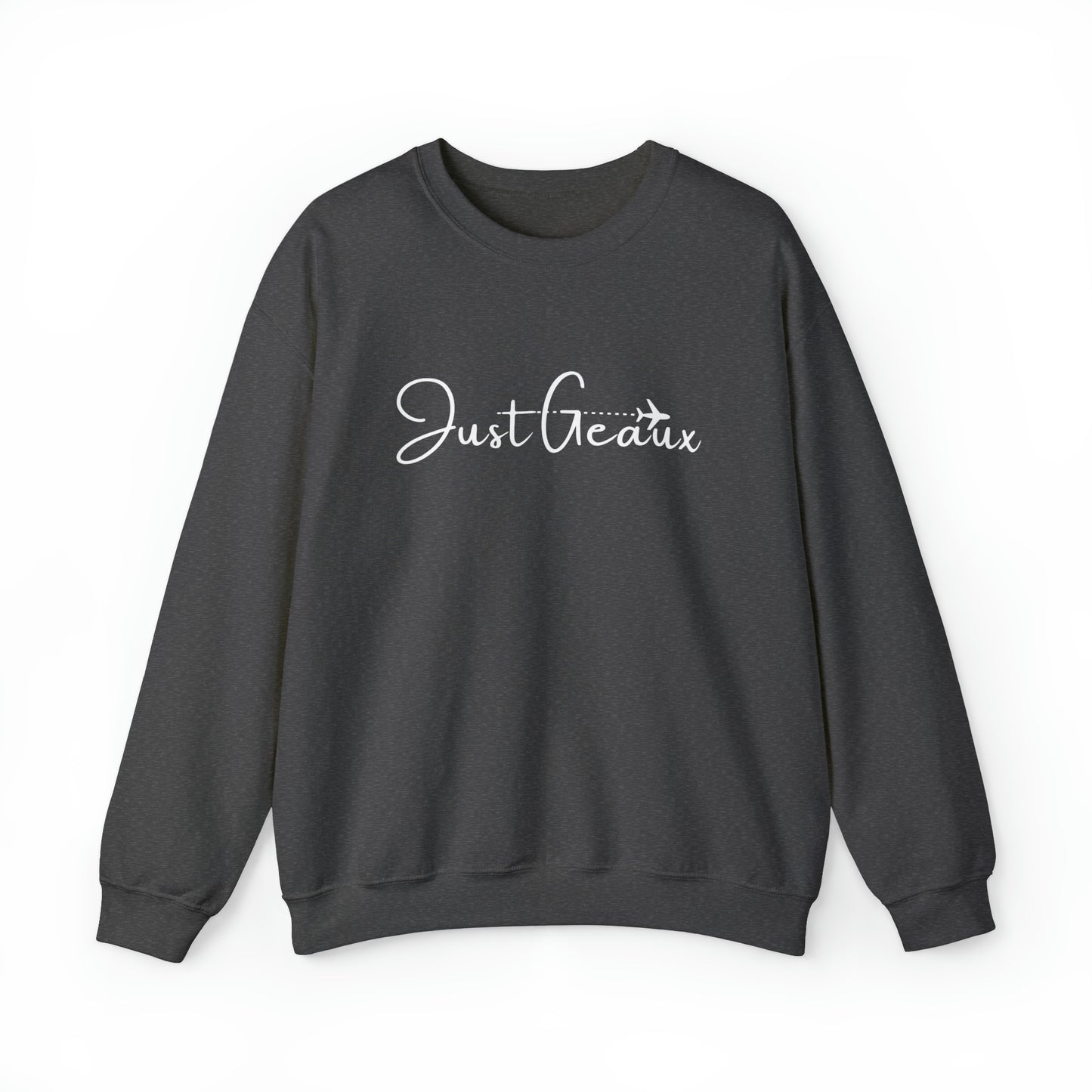 JUST GEAUX Unisex Heavy Blend™ Crewneck Sweatshirt