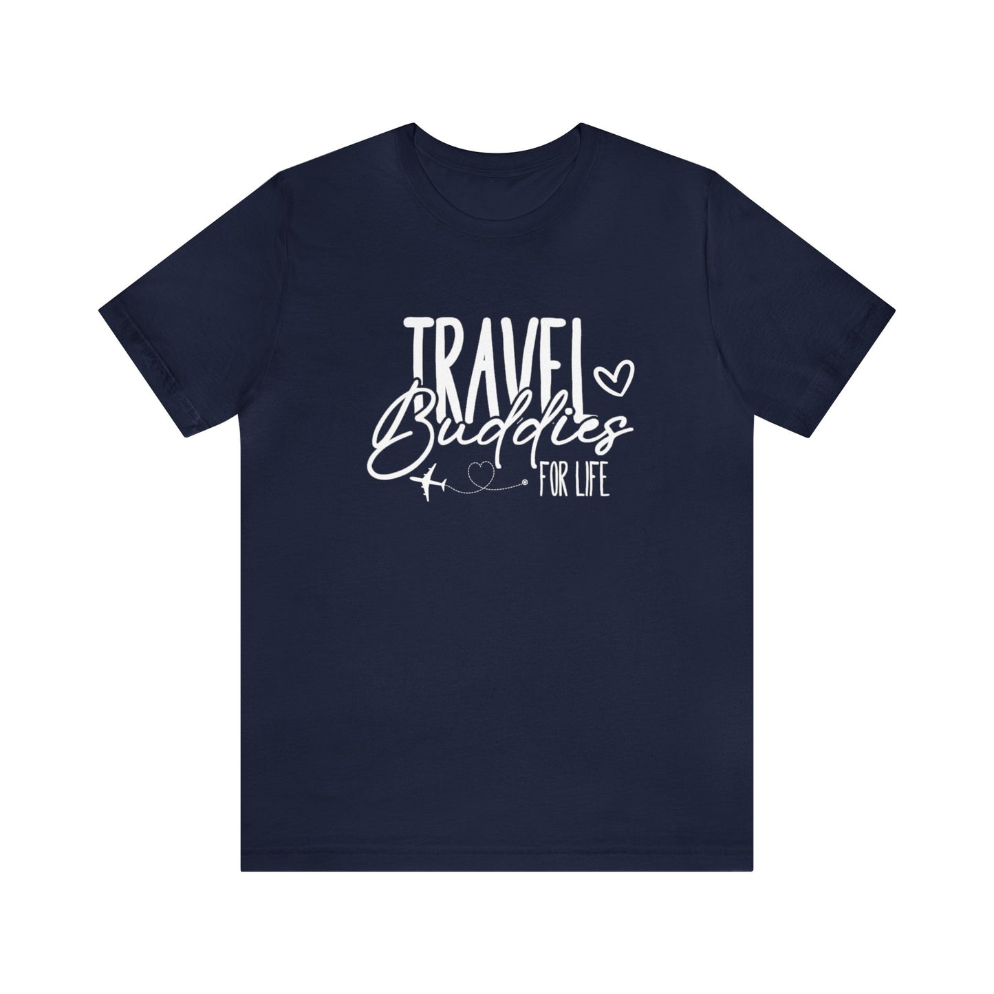 Travel Buddies for Life Hearts Graphic Tee