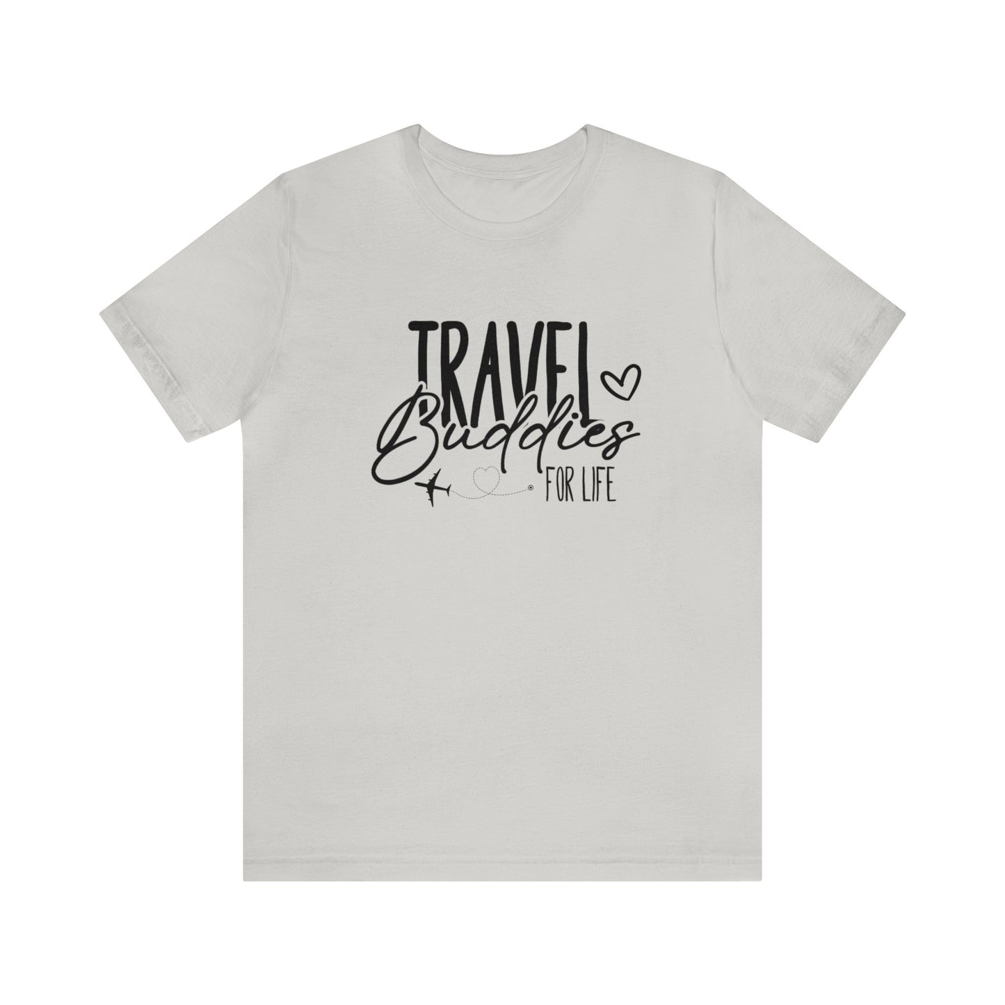 Travel Buddies for Life Hearts Graphic Tee