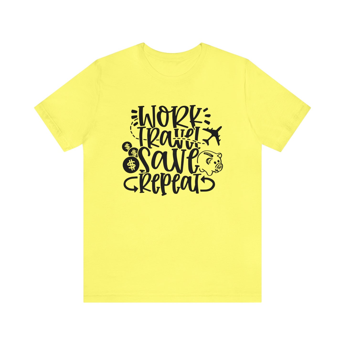 Work Travel Save Repeat Graphic Tee