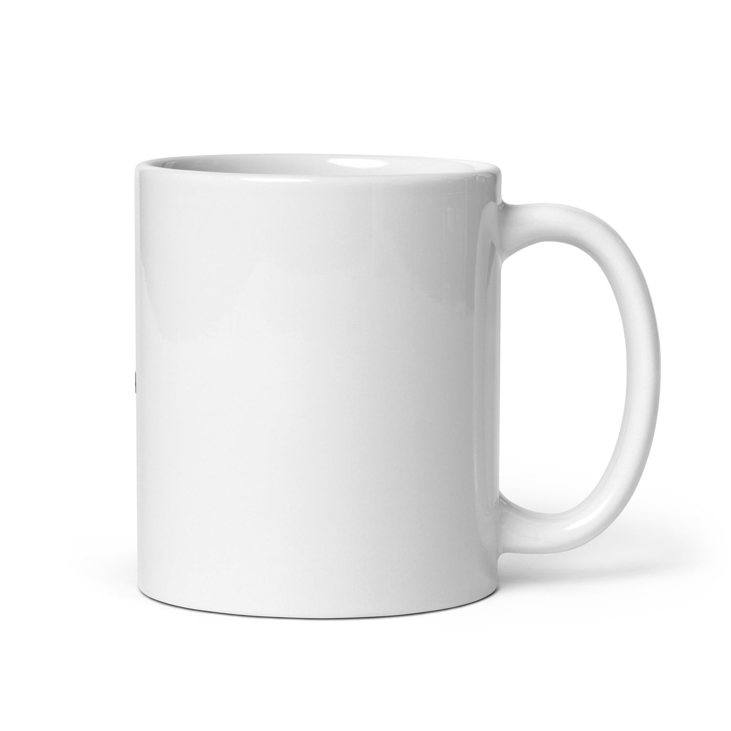 Travel Era White Glossy Mug