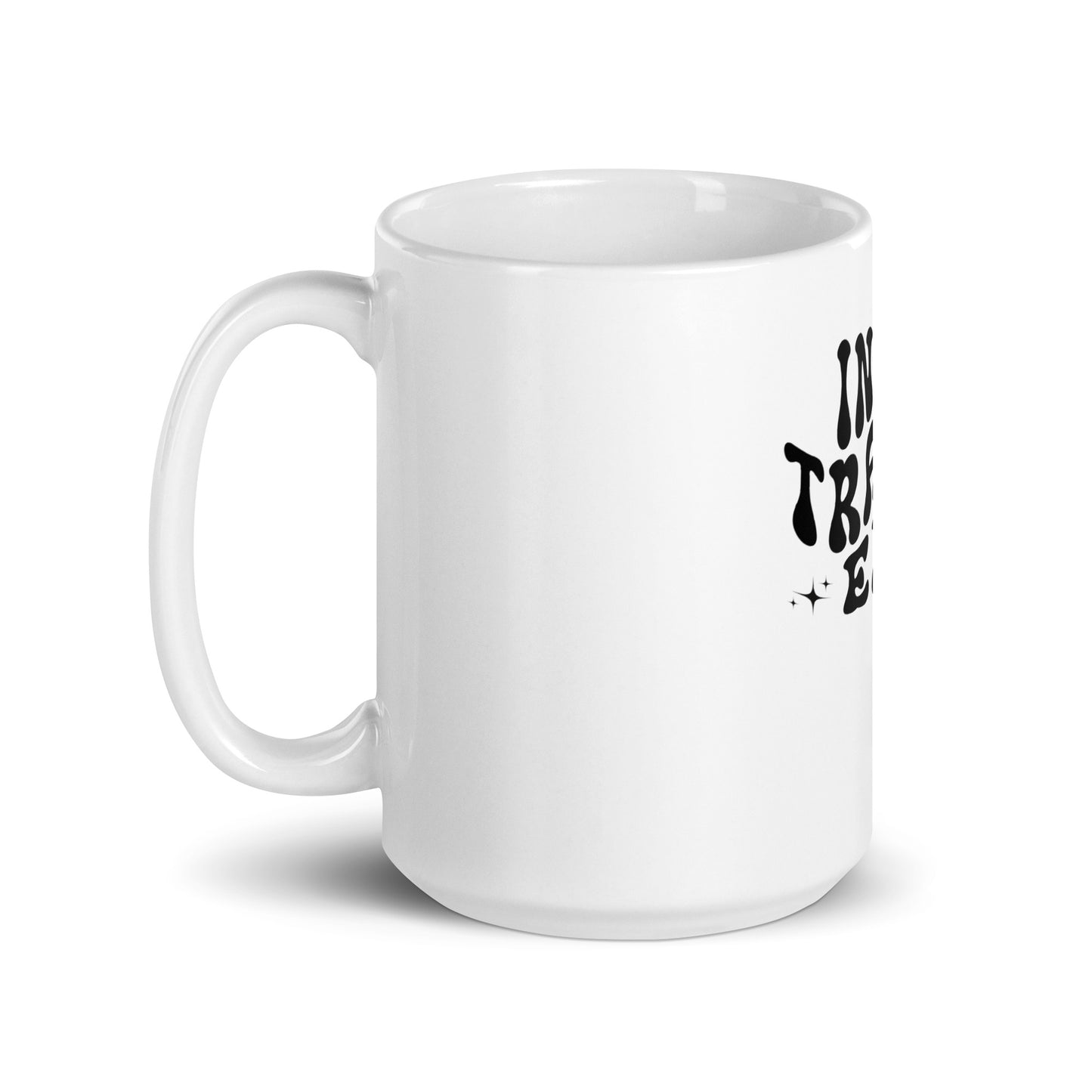 Travel Era White Glossy Mug