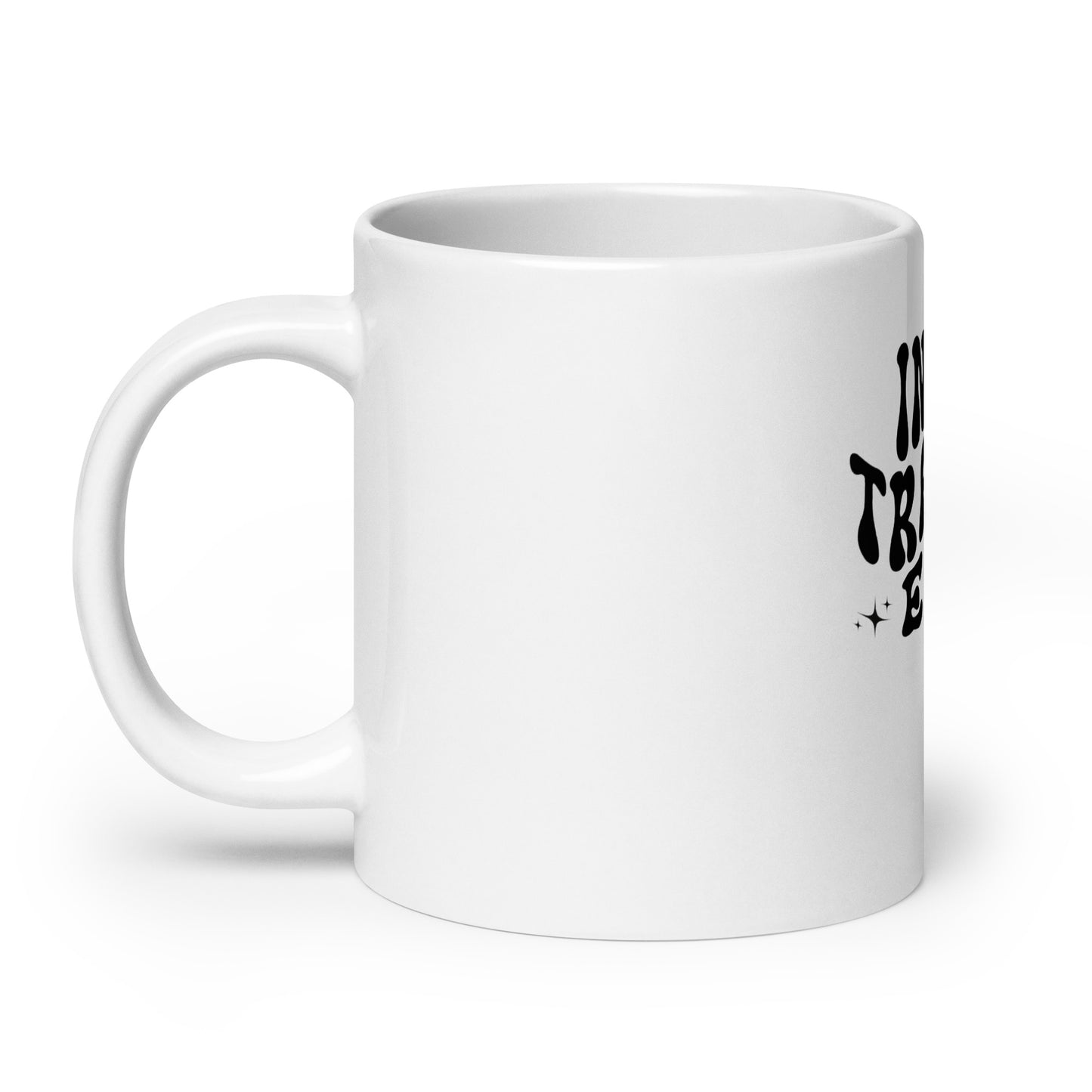 Travel Era White Glossy Mug