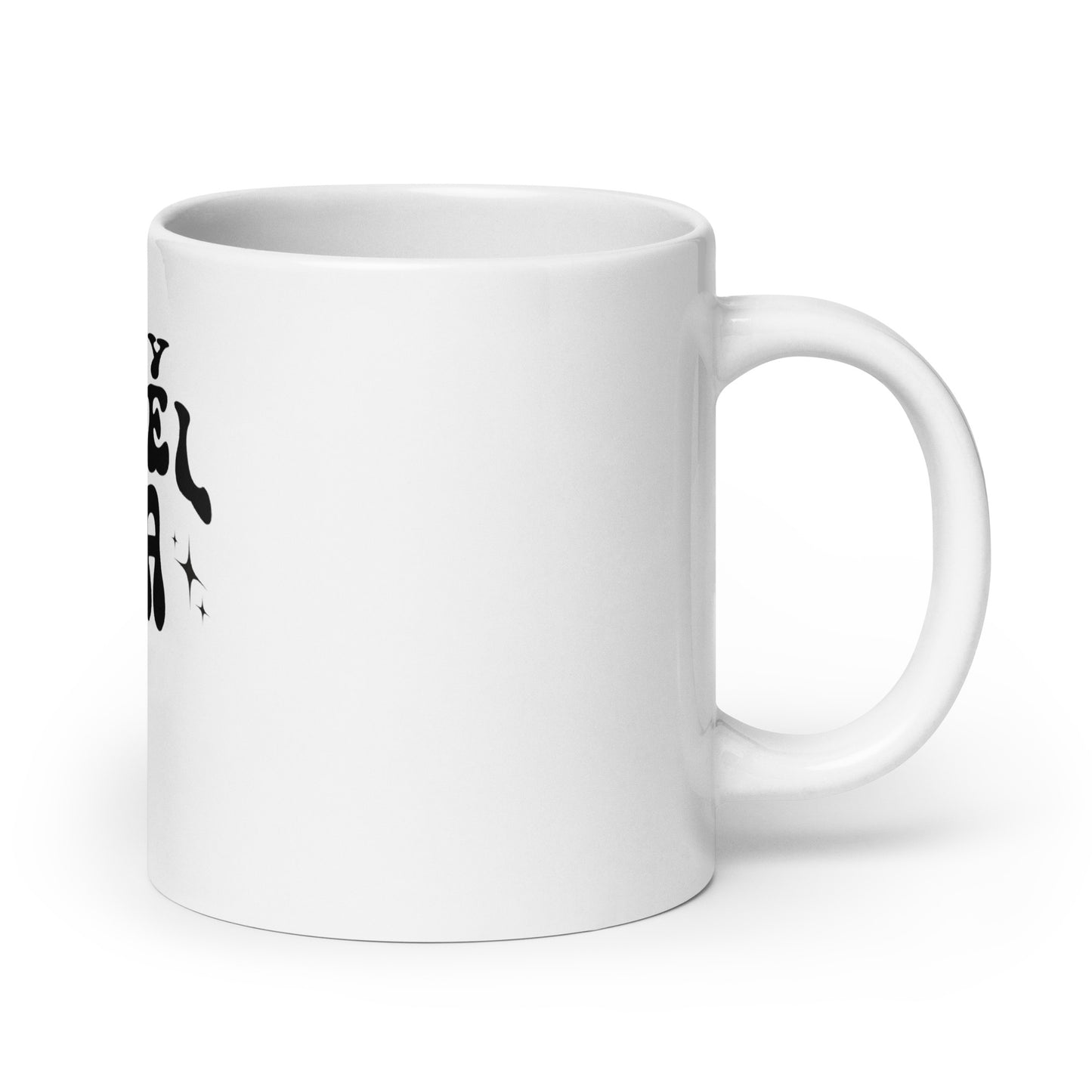 Travel Era White Glossy Mug